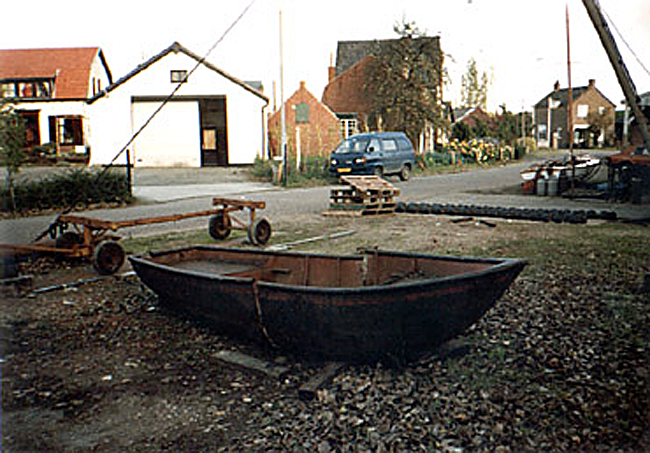 Het begon allemaal met eenwrakkig roeibootje.